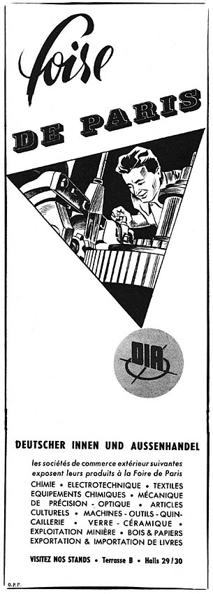 Publicité Foires Salons 1955