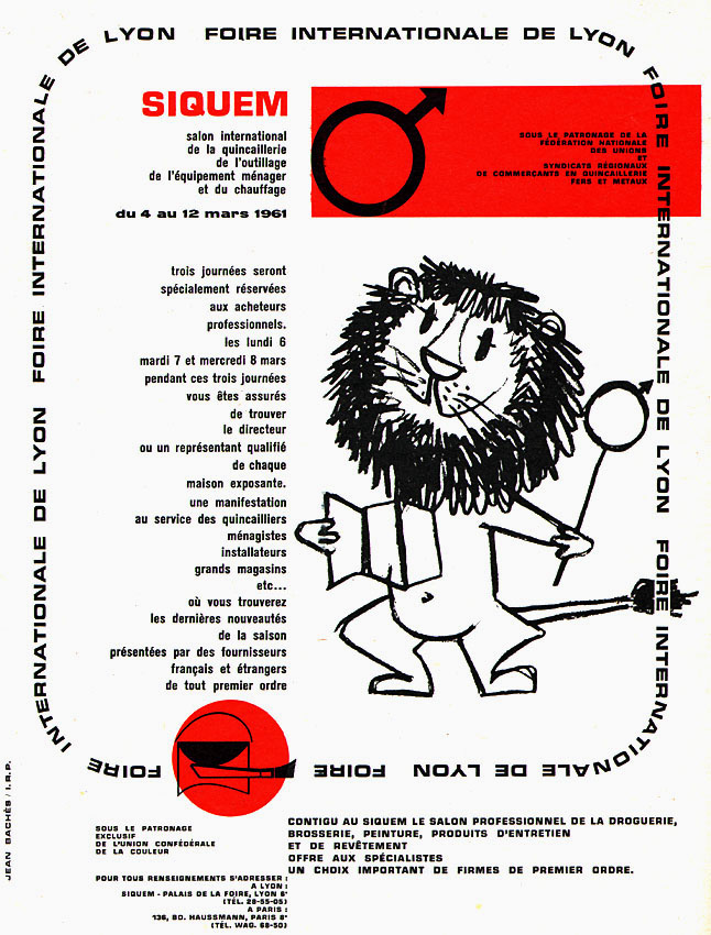 Publicité Foires Salons 1961