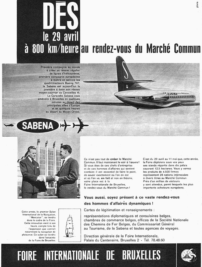 Publicité Foires Salons 1961
