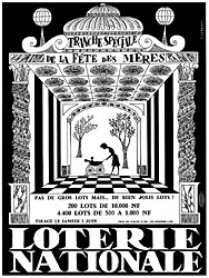 Publicit Loterie Nationale 1961