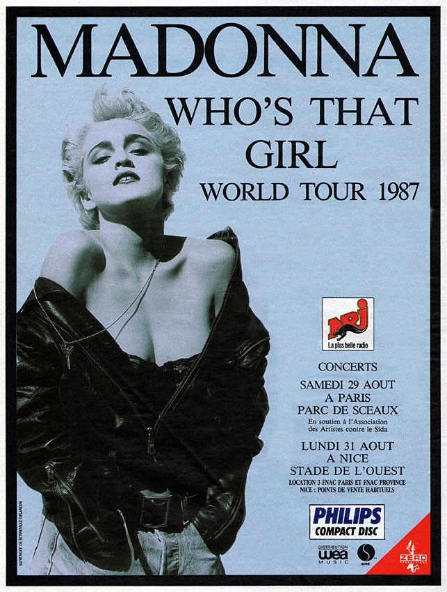 Publicité Spectacles 1987