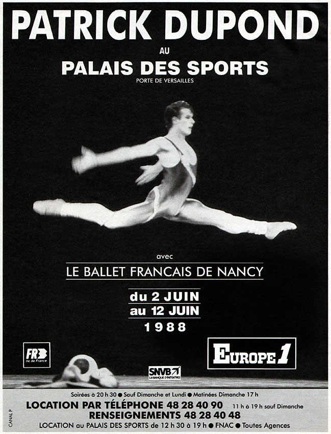 Publicité Spectacles 1988