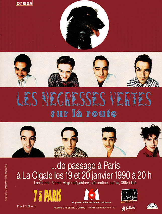 Publicité Spectacles 1990