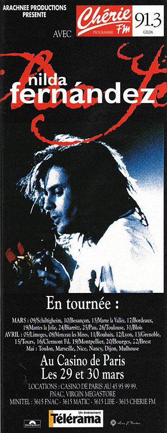 Publicité Spectacles 1994