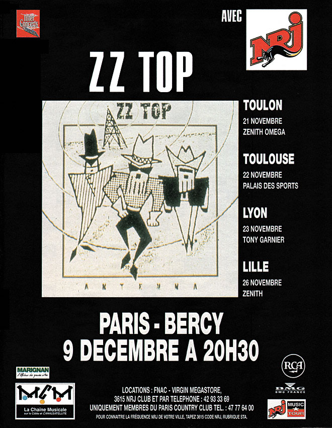 Publicité Spectacles 1994