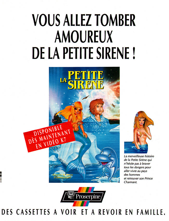 Publicité Videos 1990