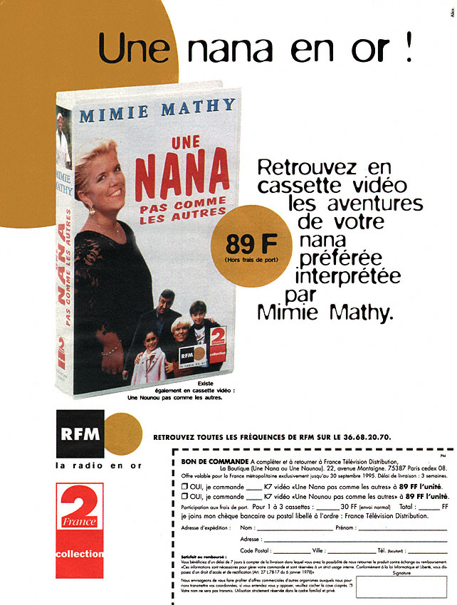 Publicité Videos 1995