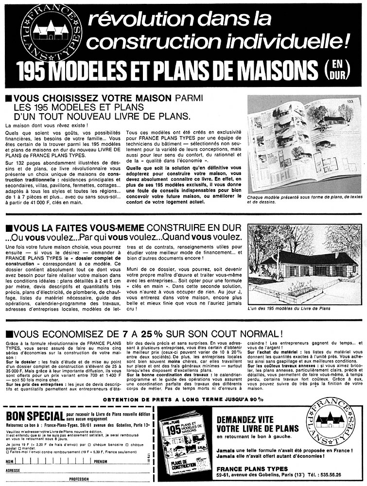 Publicit� Divers 1969