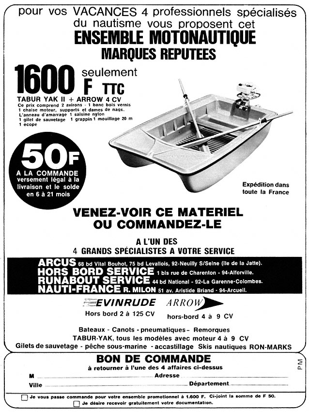 Publicité Zzdivers_LOI5 1972