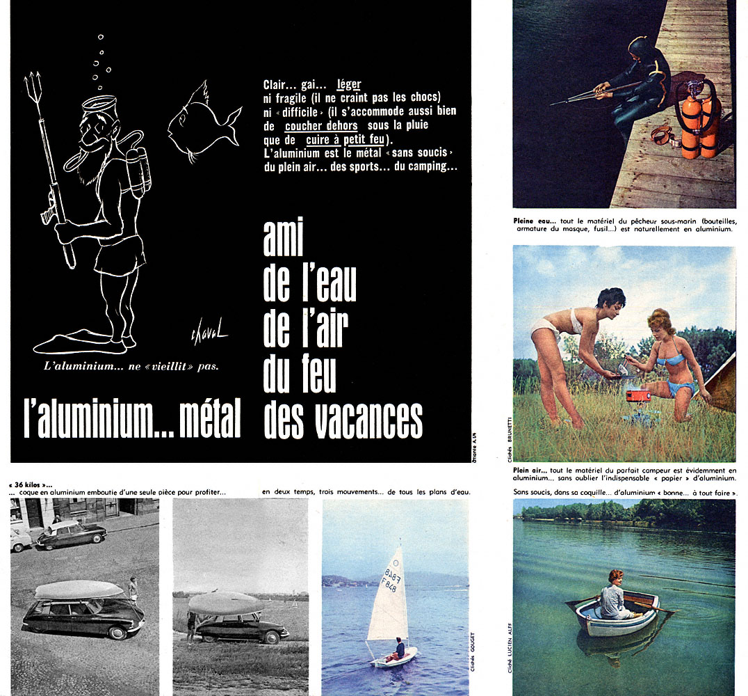 Publicité Aluminium Franais 1960