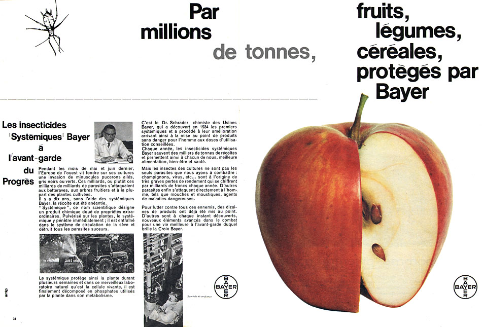 Publicité Bayer 1959