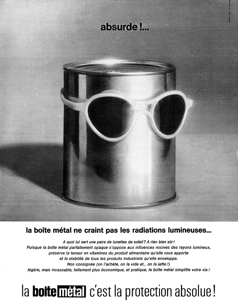 Publicit� Emballages 1964