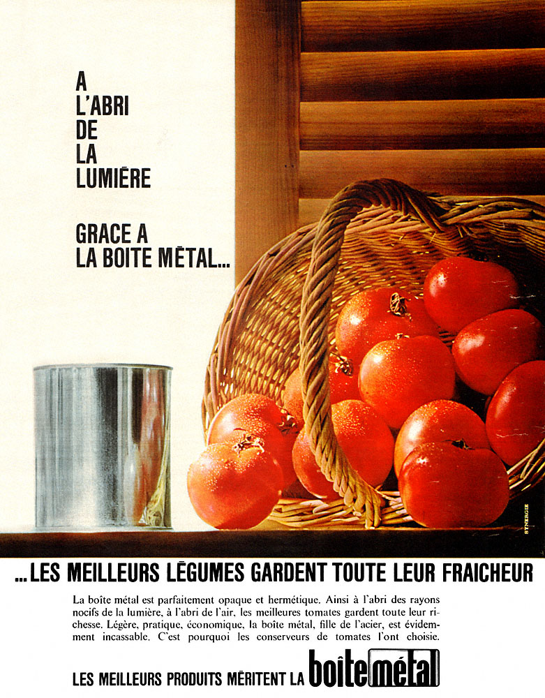 Publicit� Emballages 1966
