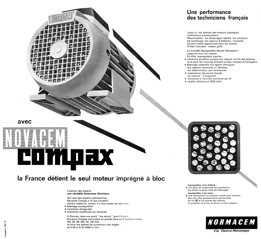 Publicité Normacem 1961