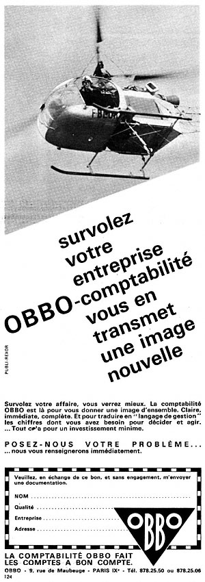 Publicité Obbo 1967