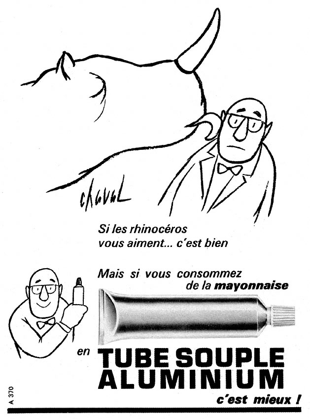 Publicité Tube souple 1965