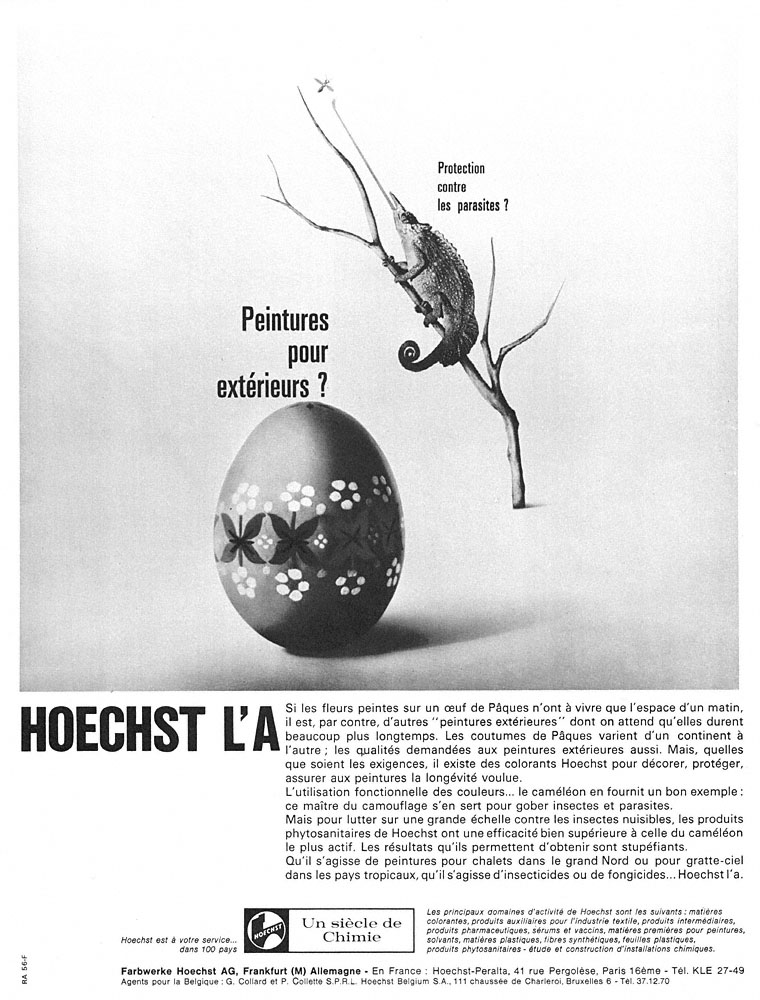 Publicit� Divers 1966