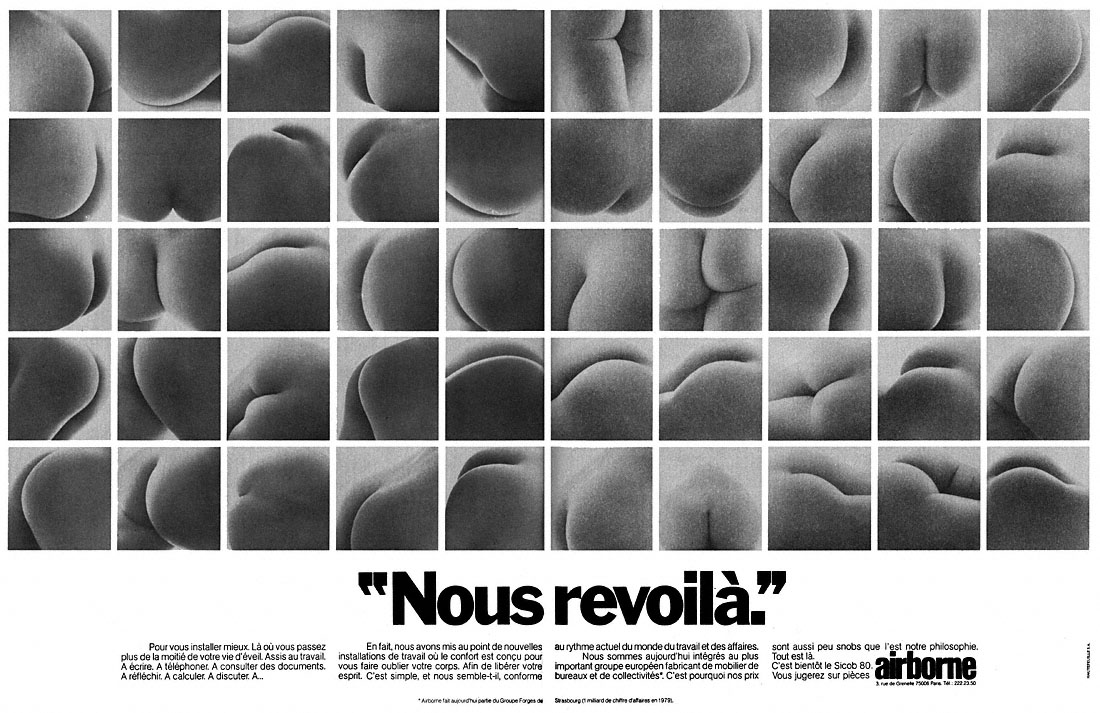 Publicité Airborne 1980