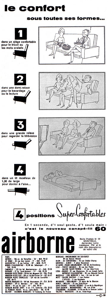 Publicité Airborne 1960