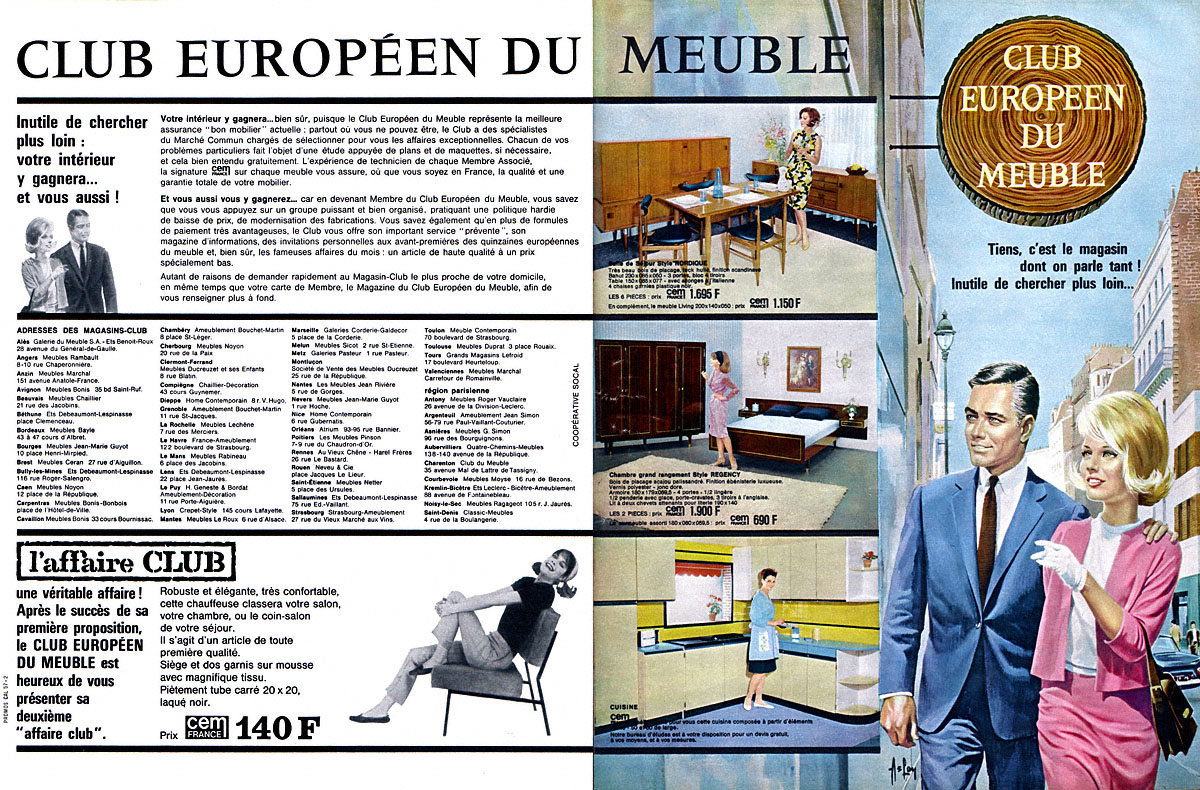 Marque Club Meuble 1963