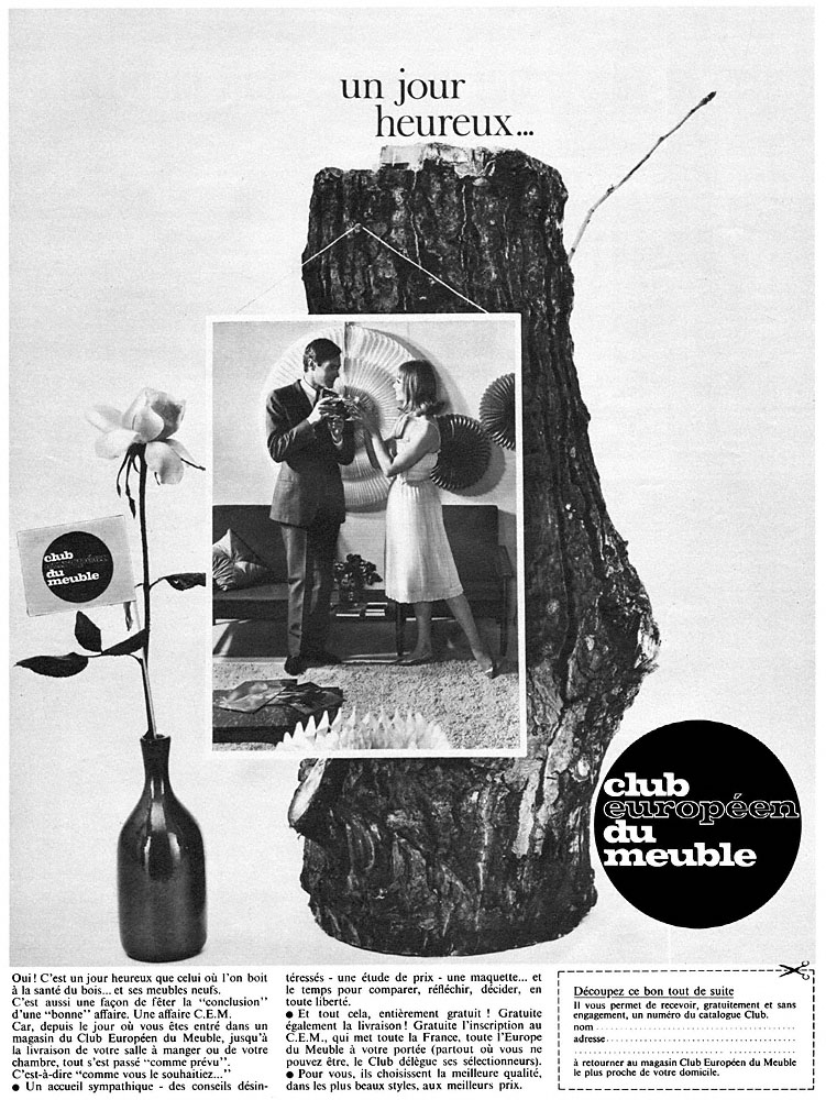Publicit� Club Meuble 1965