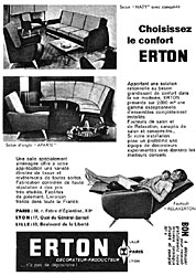 Publicit Erton 1959