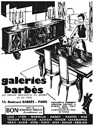 Marque Galeries Barbs 1952