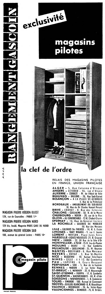 Publicité Magasin Pilote 1959