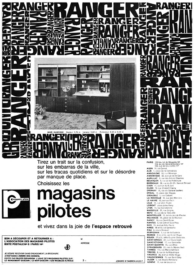 Publicité Magasin Pilote 1964