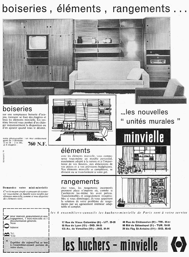 Publicité Minvielle 1961