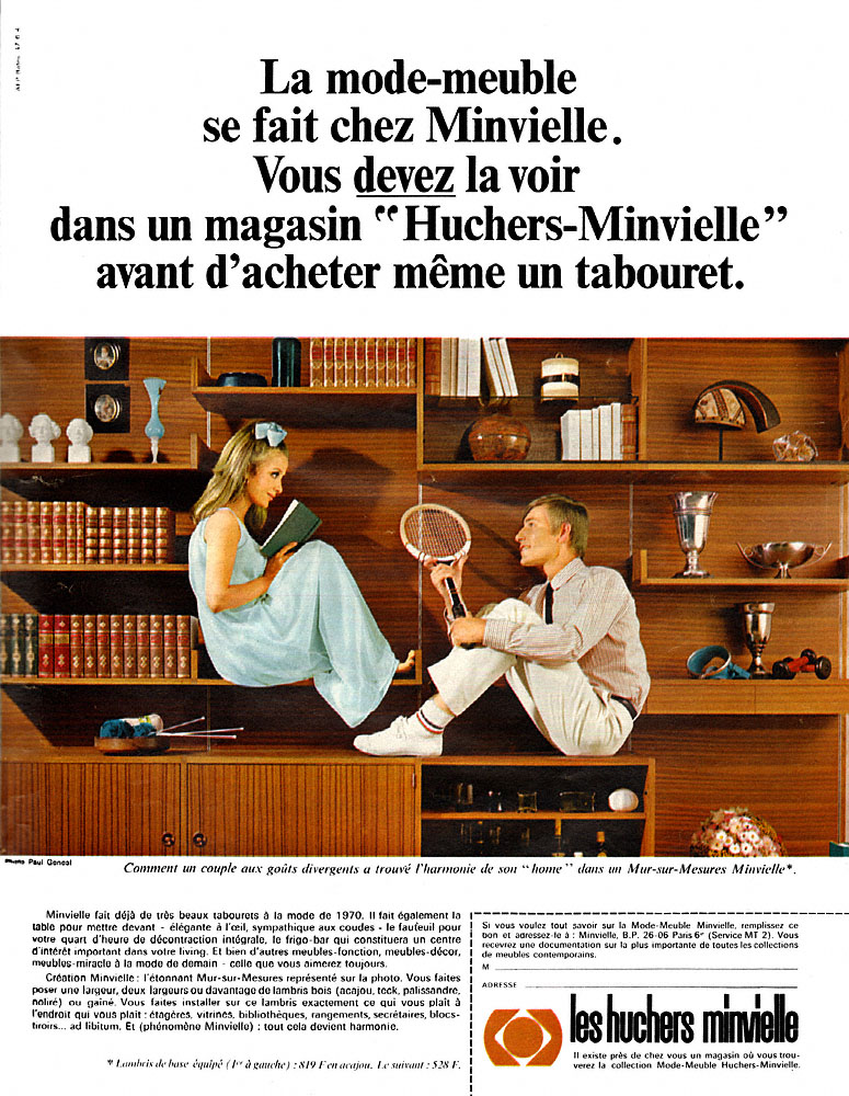Publicit� Minvielle 1966