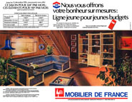 Publicité Mobilier de France 1978