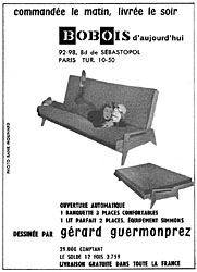 Publicit Roche & Bobois 1957