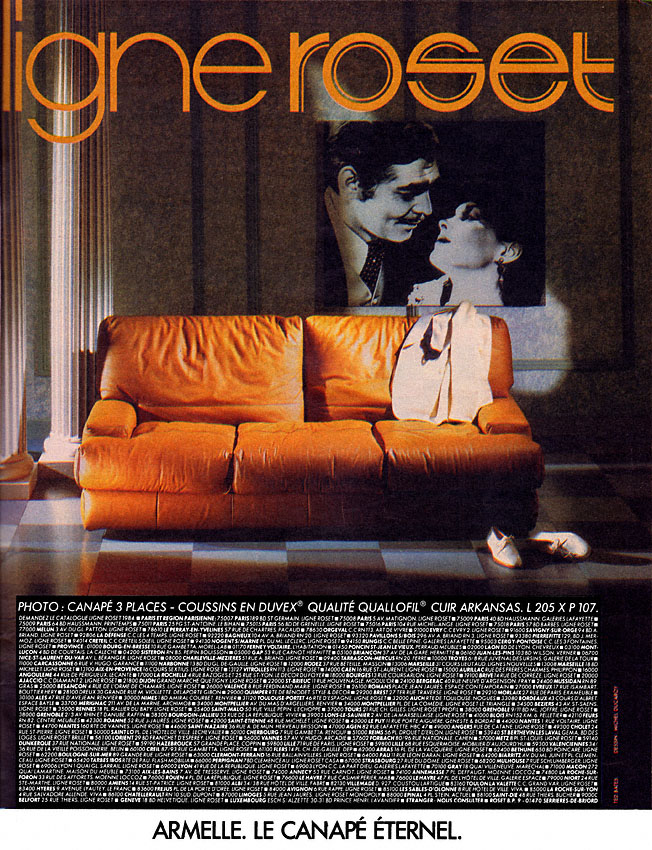 Publicité Roset 1984