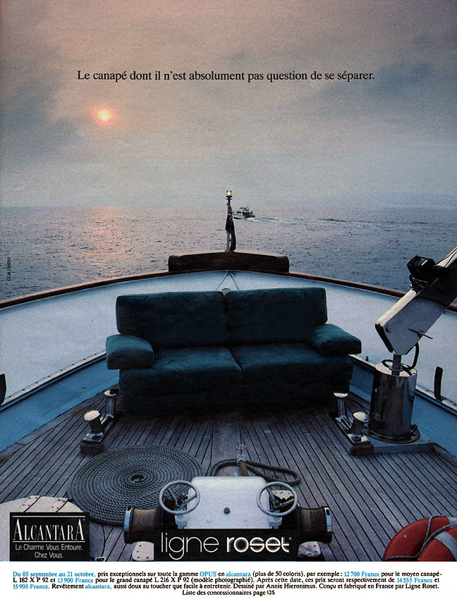 Publicité Roset 1989