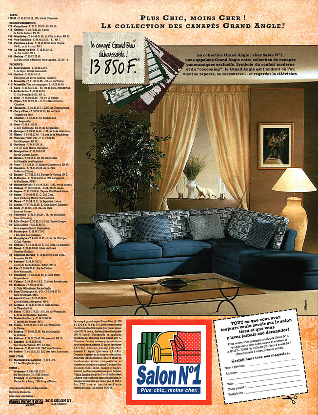 Publicité Salon1 1995
