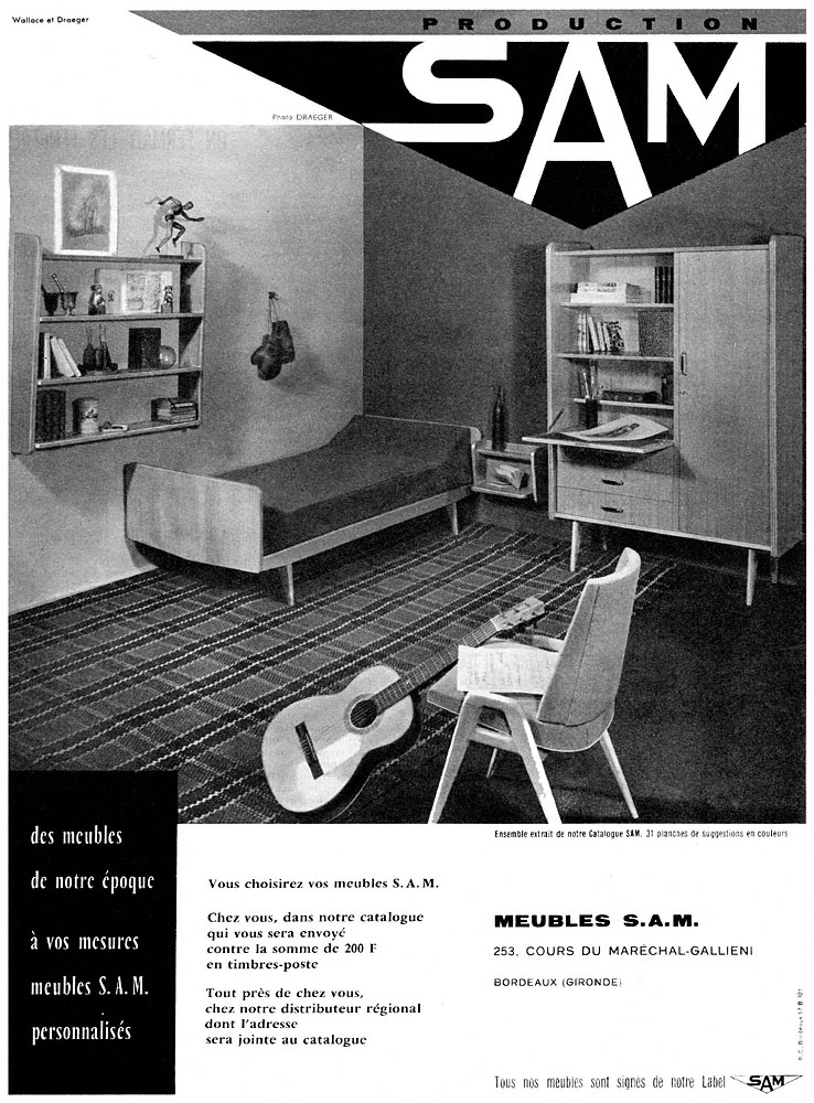 Publicité Sam 1959