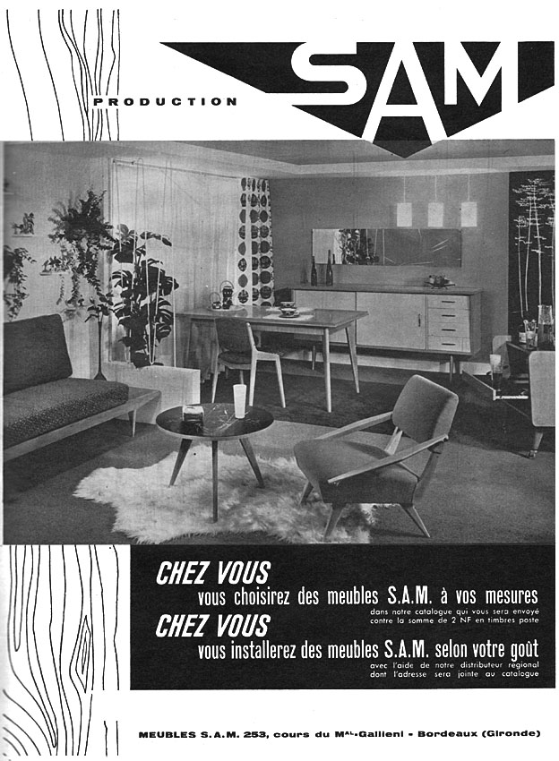 Publicité Sam 1961