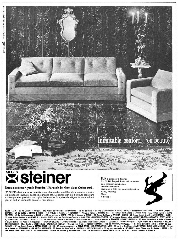 Publicit� Steiner 1965