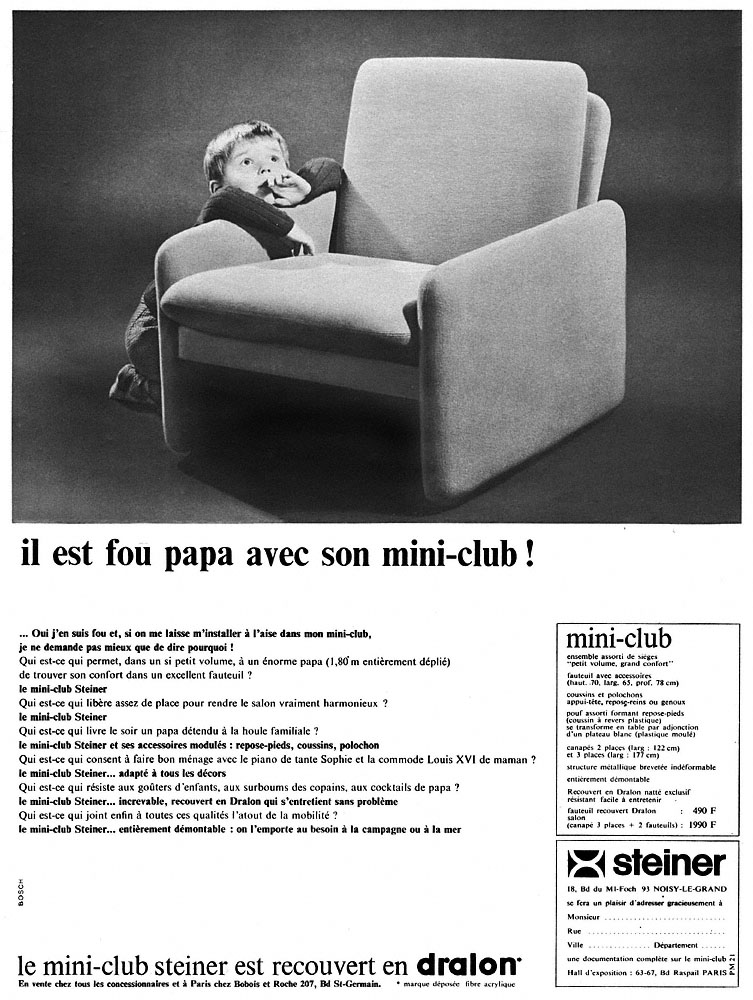 Publicit� Steiner 1967