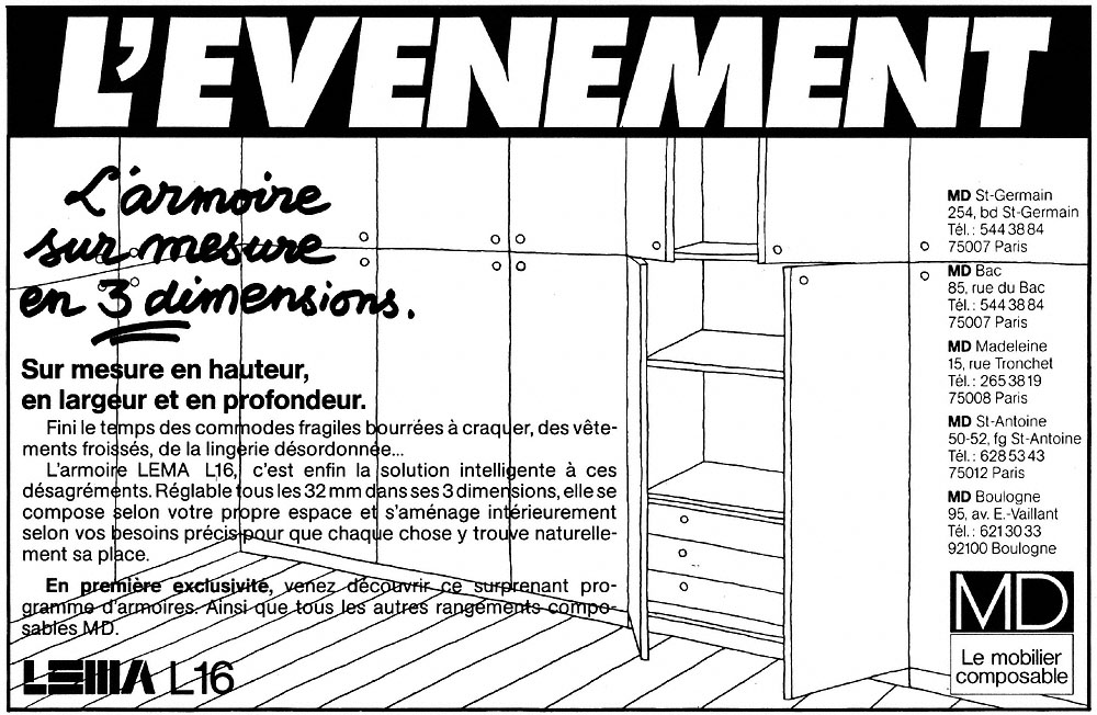 Publicité Zzdivers_MEU5 1983