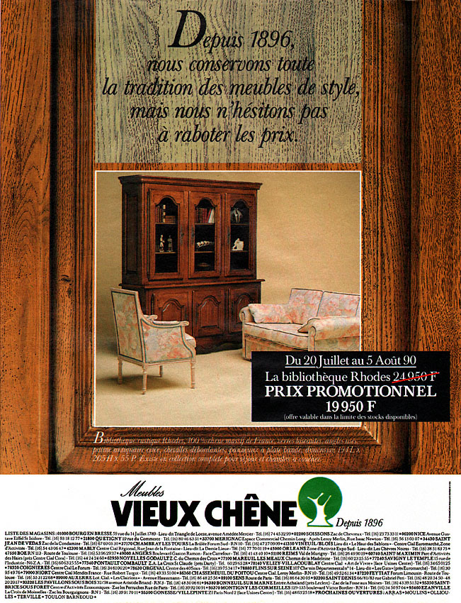 Publicité Zzdivers_MEU5 1990