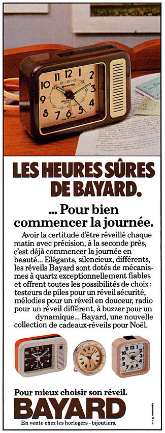 Publicité Bayard 1981