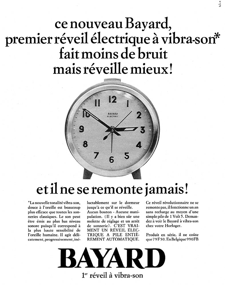 Publicit� Bayard 1966