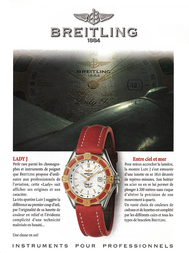 Publicité Breitling 1997