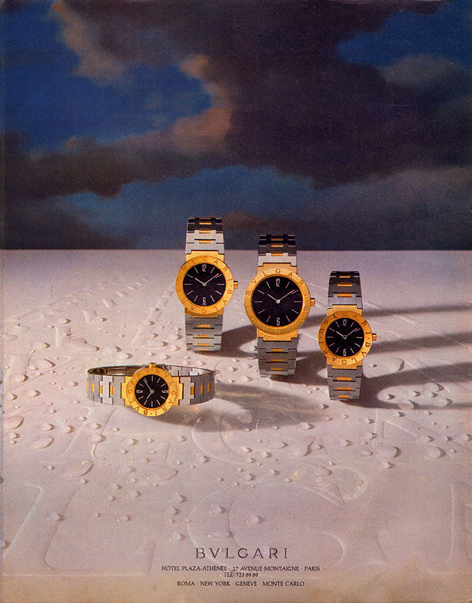 Publicité Bulgari 1983