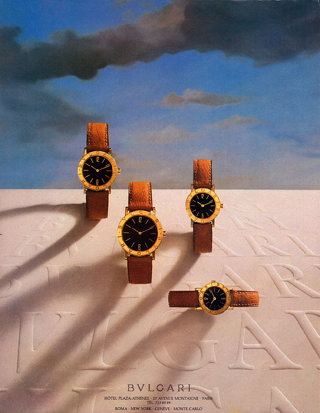 Publicité Bulgari 1983