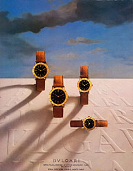 Publicit Bulgari 1983