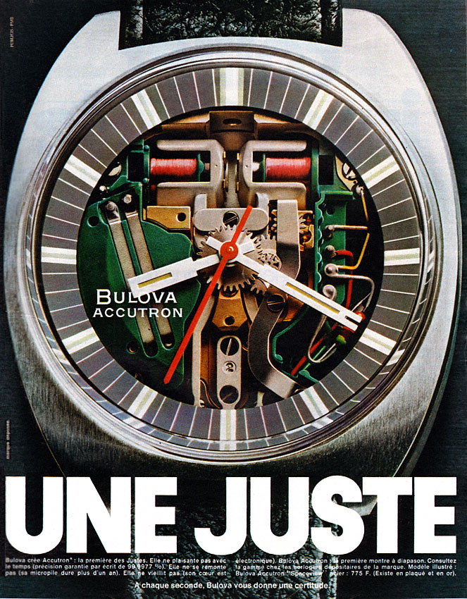 Publicité Bulova 1970