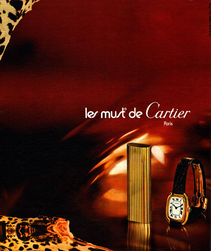 Publicité Cartier 1973